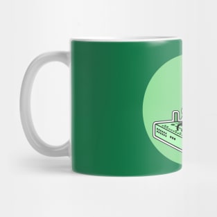 Robot Playing Drum Machine Mug